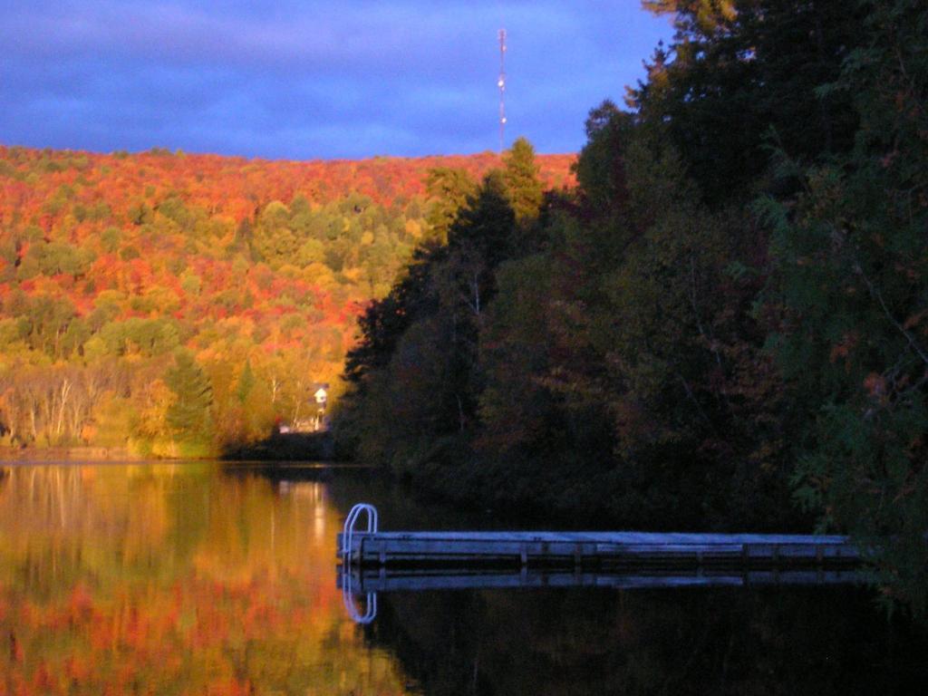 Motel Ours Bleu Lac-Saguay Exteriér fotografie