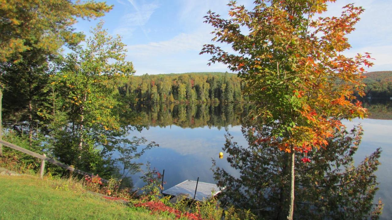 Motel Ours Bleu Lac-Saguay Exteriér fotografie